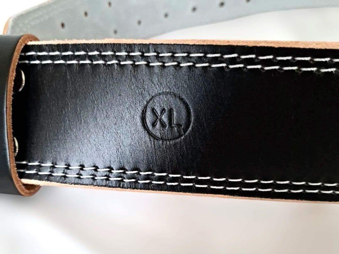 【美品】Gold's Gym パワーベルト レザー XLサイズ ブラック