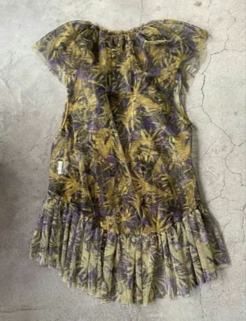 fumie tanaka mesh frill vestシアーベスト