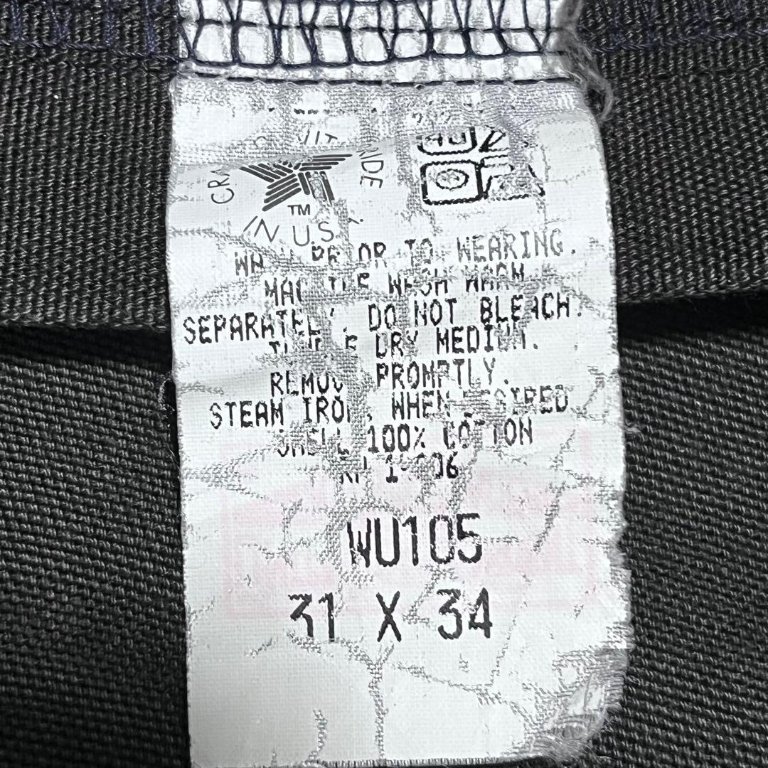 【激レア】 Carhartt カーハート 星タグ ダブルニー ブラック USA製