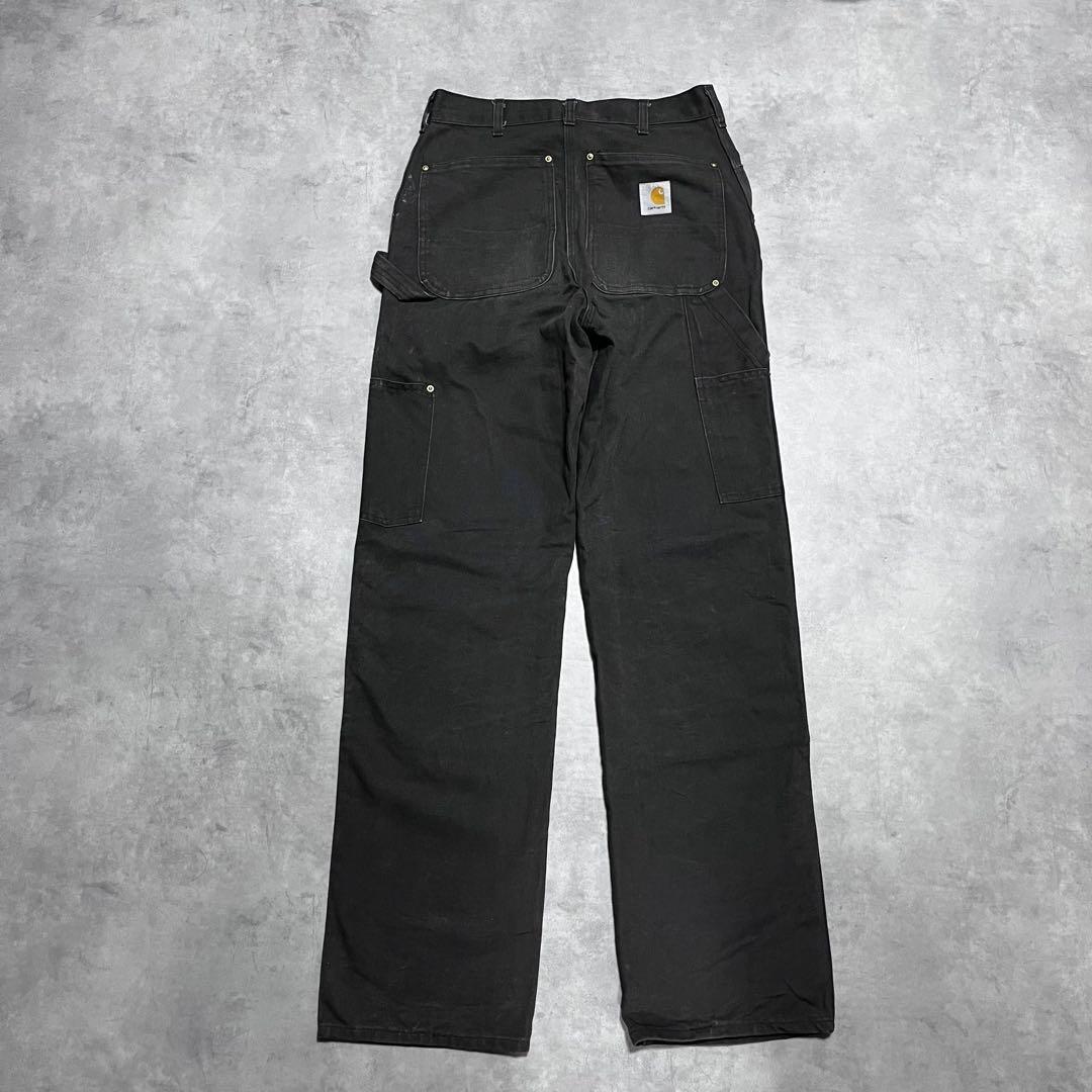 【激レア】 Carhartt カーハート 星タグ ダブルニー ブラック USA製