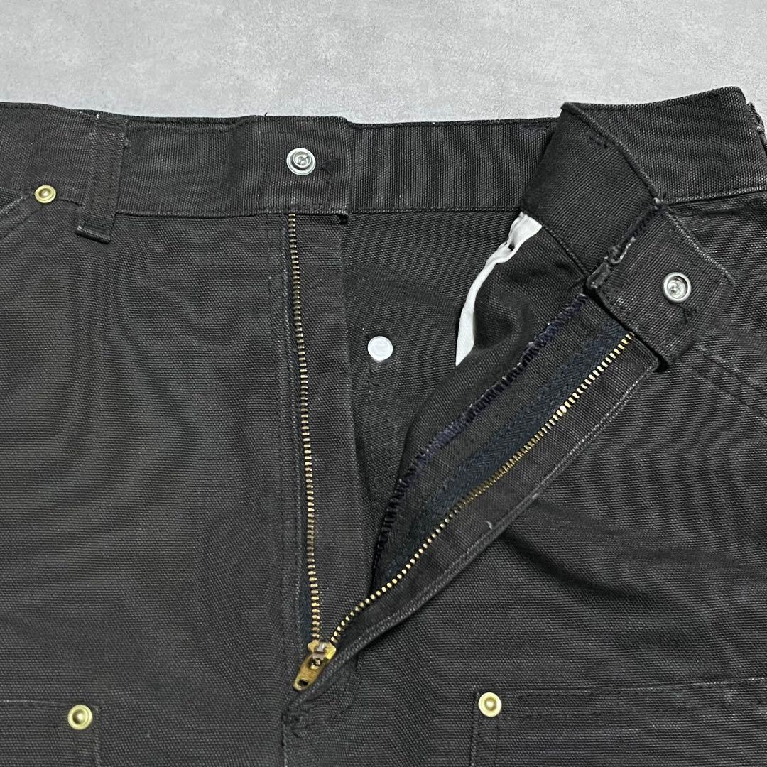 【激レア】 Carhartt カーハート 星タグ ダブルニー ブラック USA製
