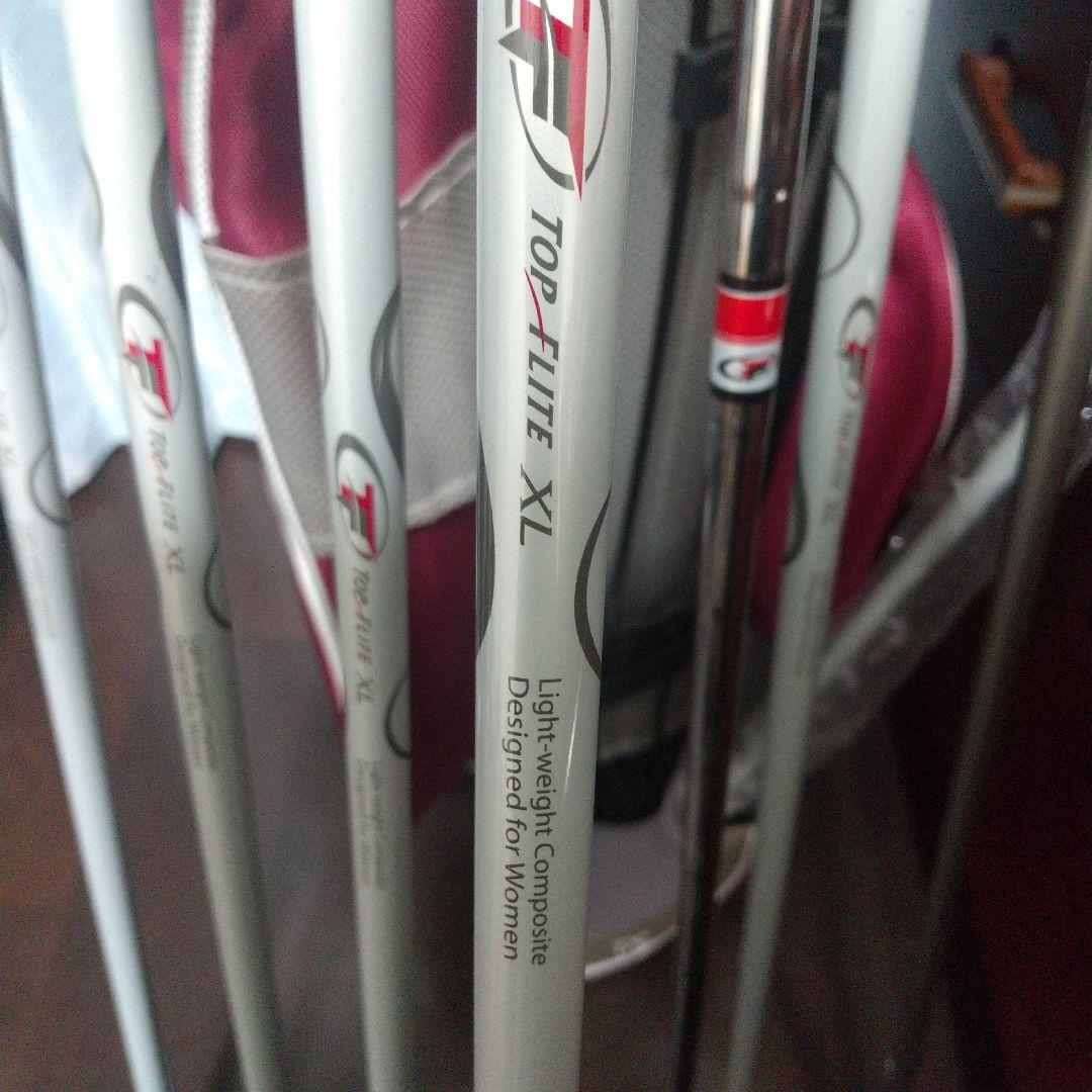 【綺麗です】トップフライト初心者用 レディース ゴルフクラブセット