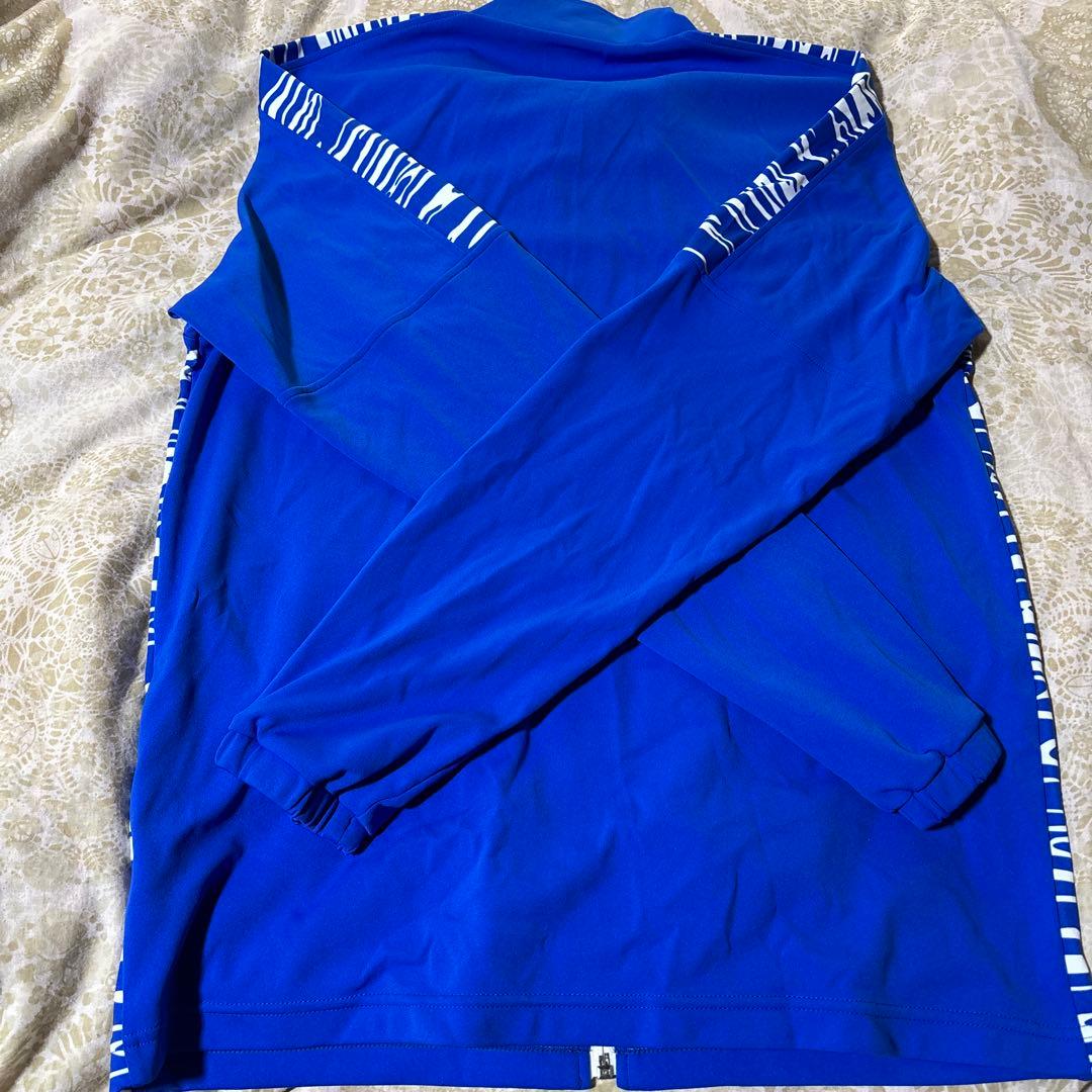 YONEX 青 長袖 ウォームアップウェア