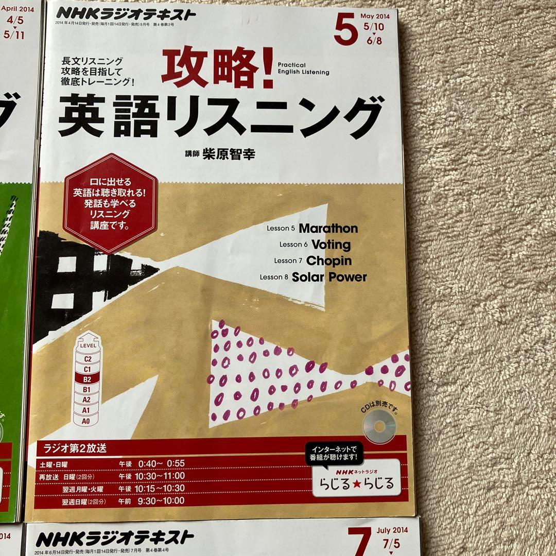 NHK語学 「攻略！英語リスニング 2014年度」CD ・テキスト12か月セット