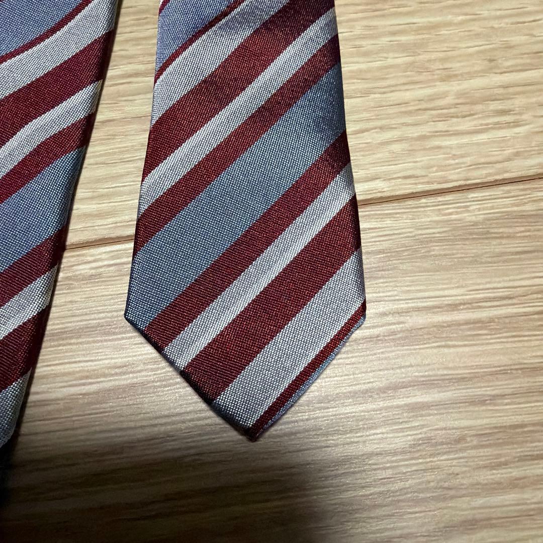 Vivienne Westwood オーブ ストライプネクタイ　グレー