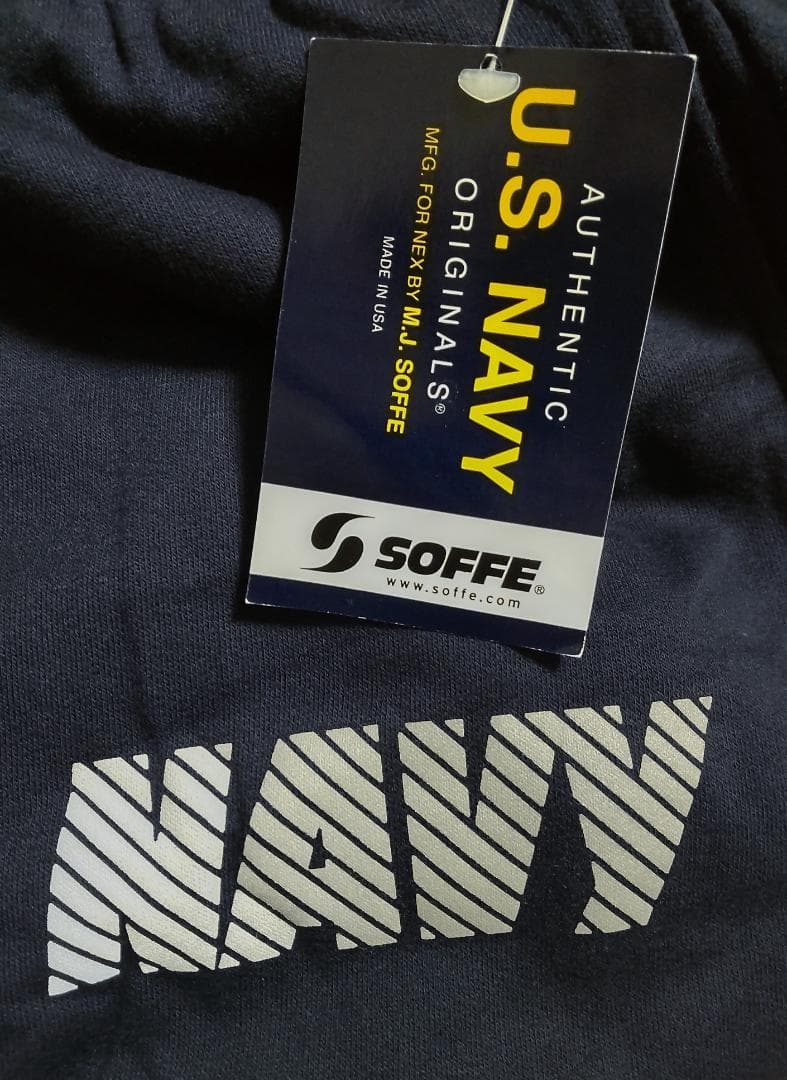 2000年代 USNAVY 米海軍反射 PT スウェットパンツ (L)