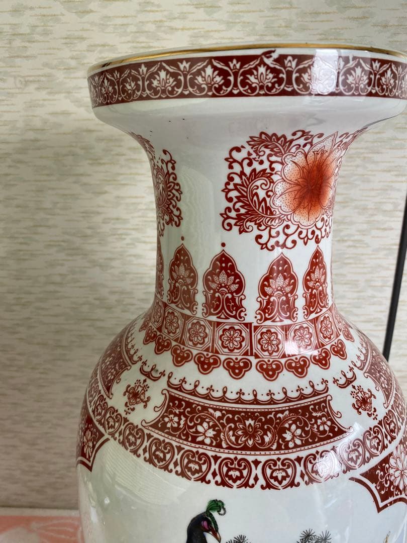 壺　花瓶　置物　景徳鎮　中国花瓶　骨董