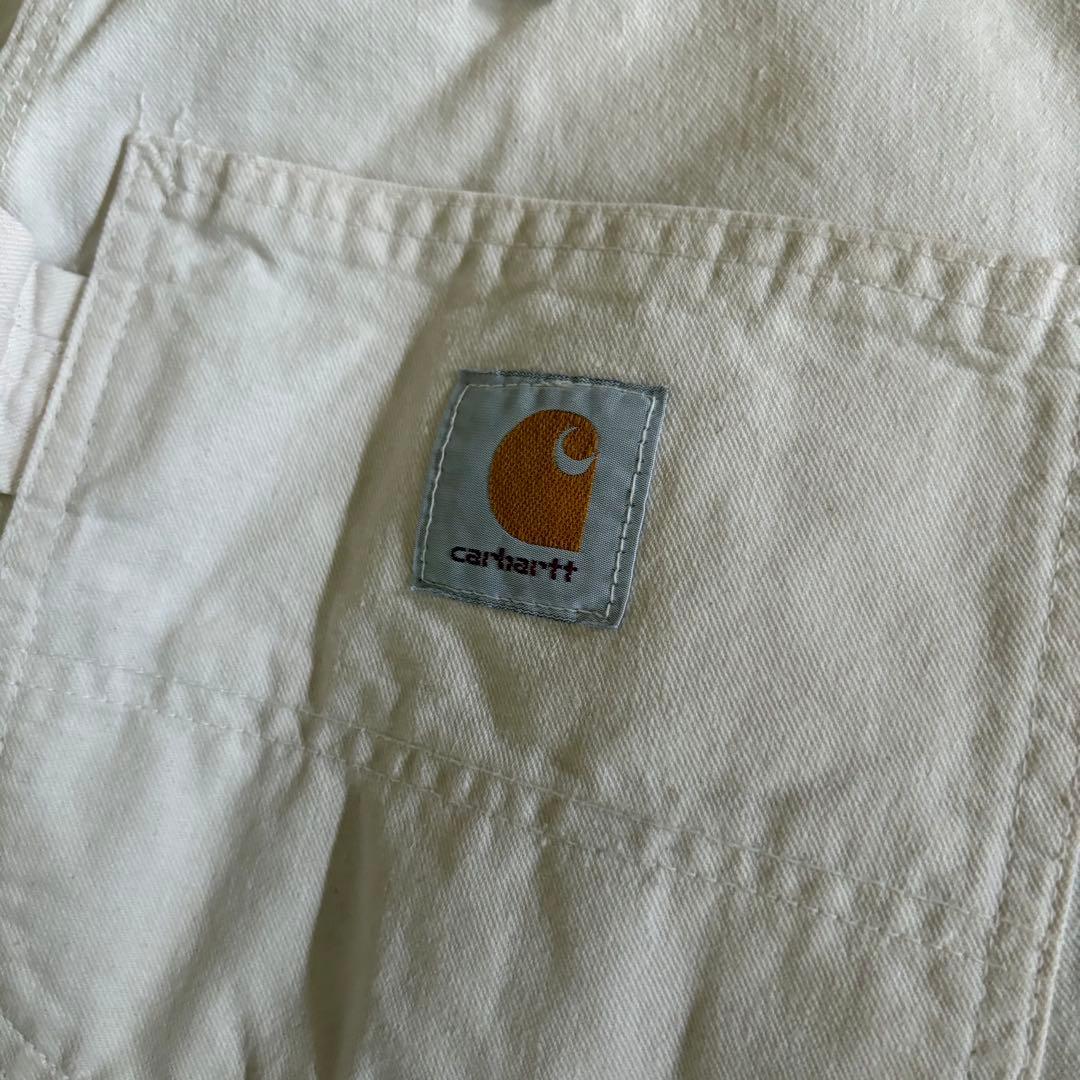 92年製 USA製 カーハート B11 ホワイトダック ペインターパンツ W31