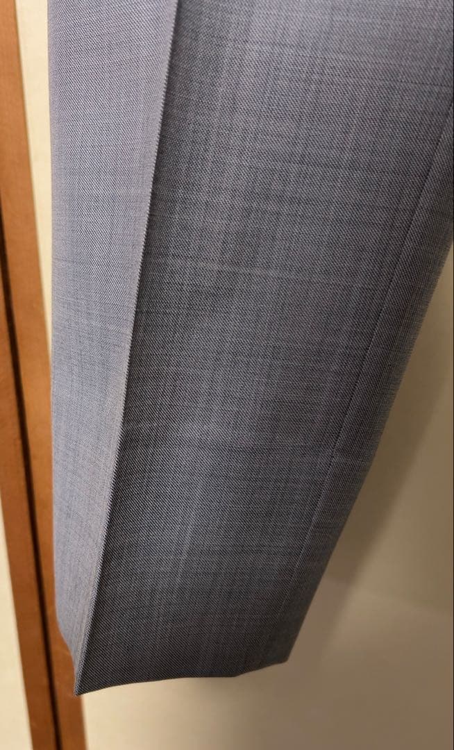 美品　インコテックス　ライトグレー　 スラックス 裾シングル 間物　サイズ46