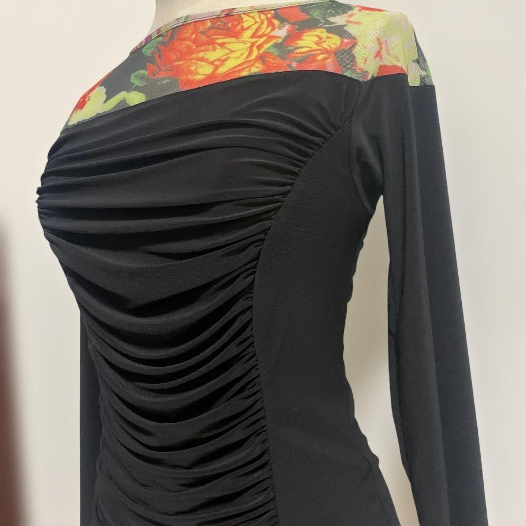 新品　ジャンティ トップス　デコルテ華やか 花柄