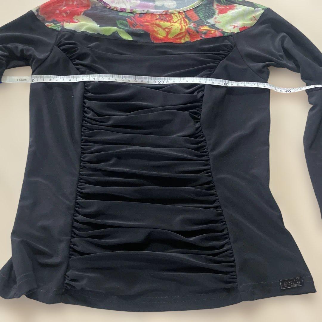 新品　ジャンティ トップス　デコルテ華やか 花柄