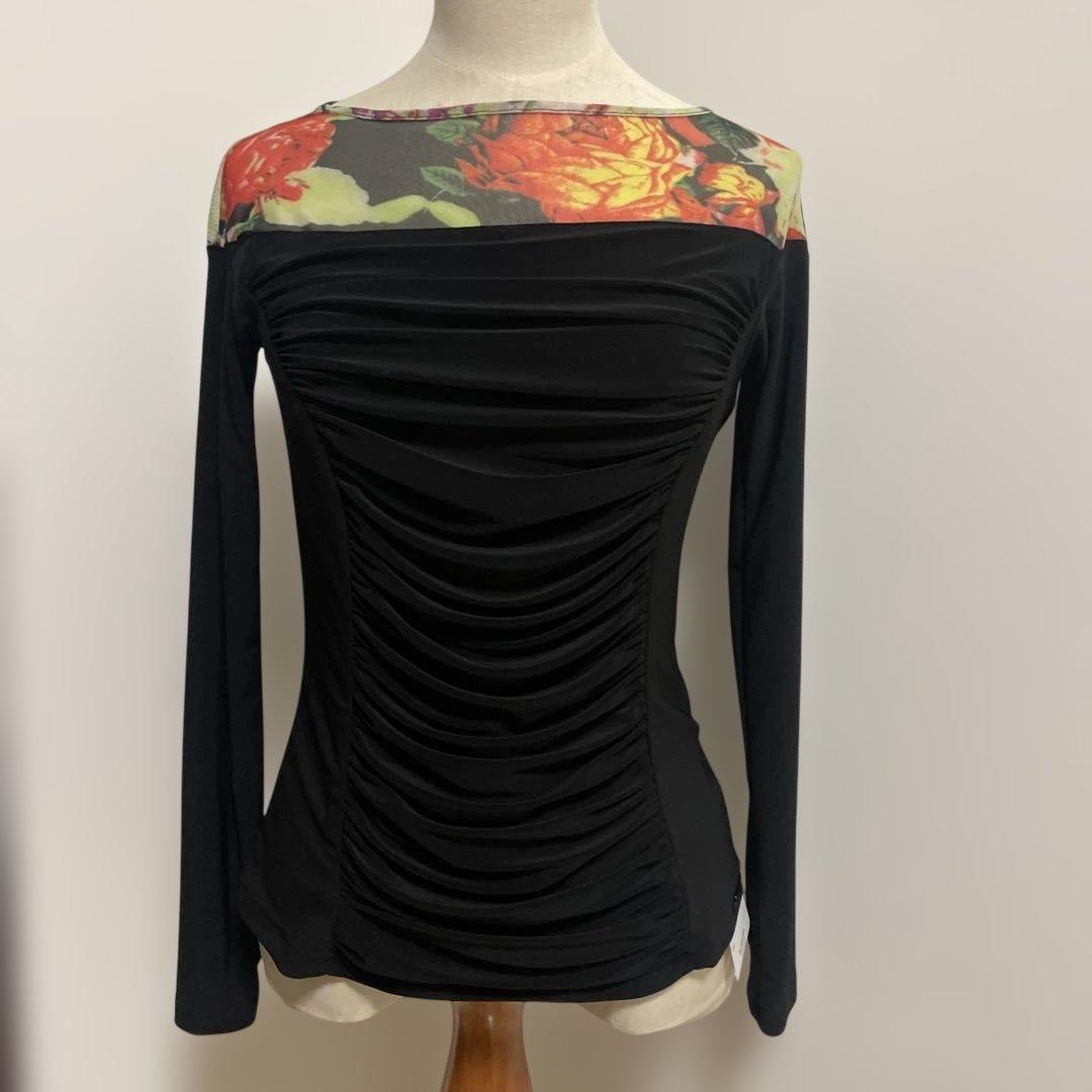 新品　ジャンティ トップス　デコルテ華やか 花柄