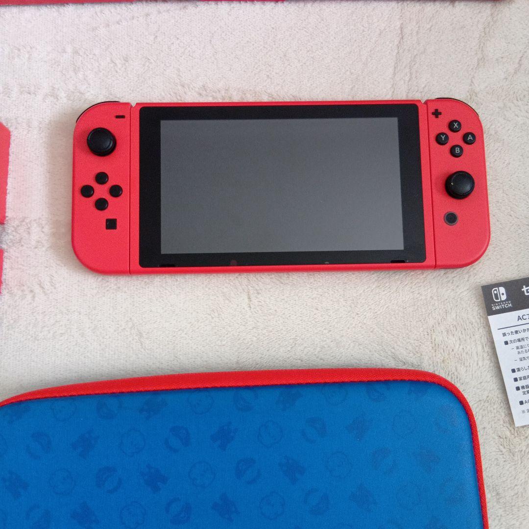 任天堂　スイッチ　マリオレッド×ブルーセット