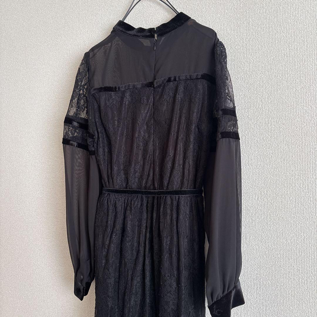 アメリヴィンテージ　新品未使用シアーレースドレス AMERI