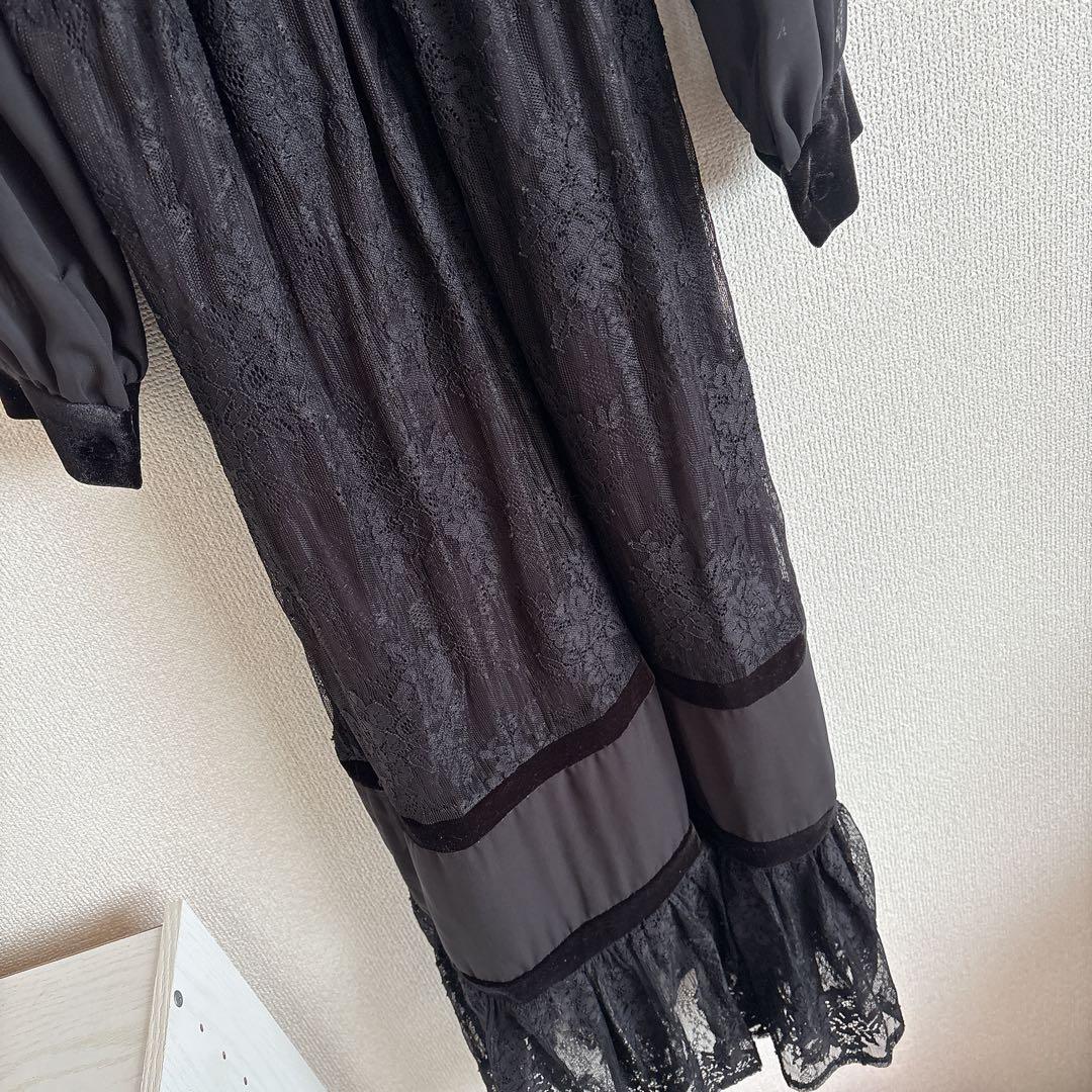 アメリヴィンテージ　新品未使用シアーレースドレス AMERI