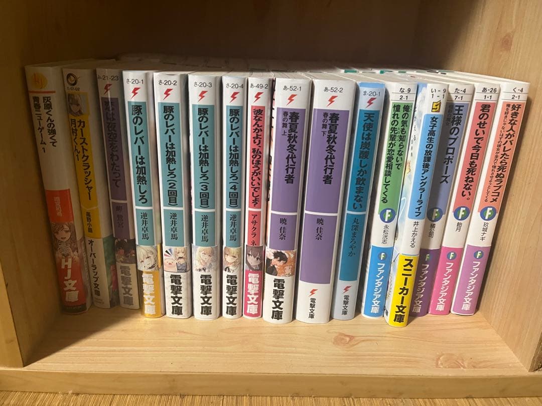 ライトノベルまとめ売り