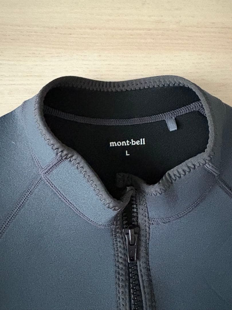 モンベル クリマプレンパドリングフルジップジャケット ウェットスーツ　メンズL