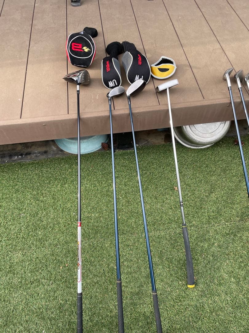 ゴルフバック、クラブセット