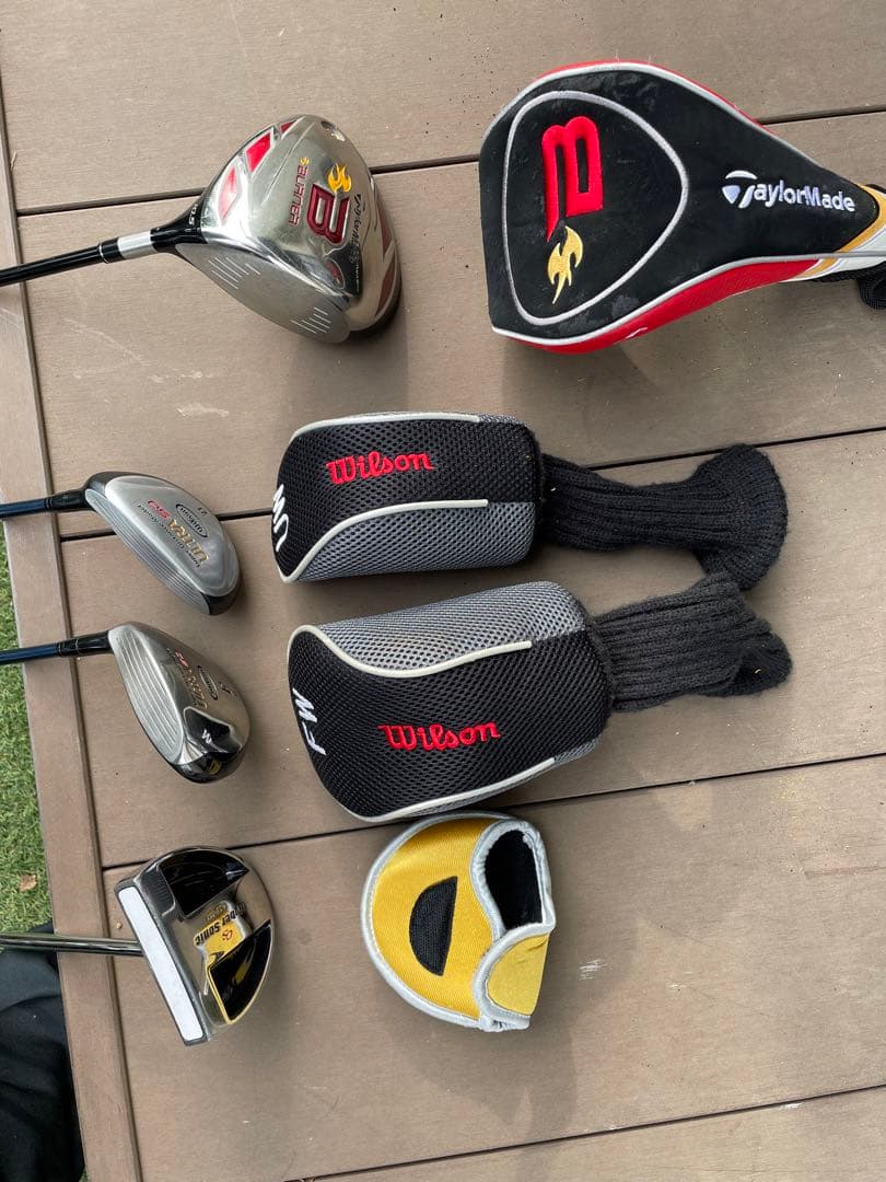 ゴルフバック、クラブセット