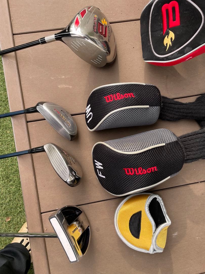 ゴルフバック、クラブセット