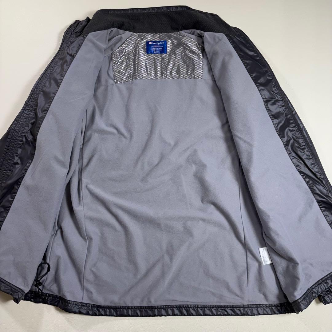 チャンピオン ナイロンジャケット パンツ セット グレー L相当 ビックロゴ