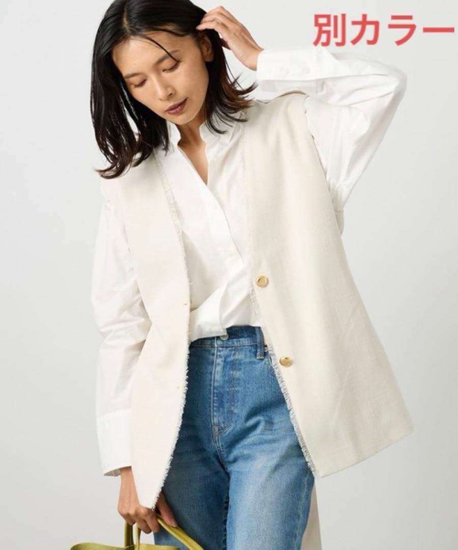 未使用＊BARNYARDSTORM ツイードベルト付きベスト 綺麗め