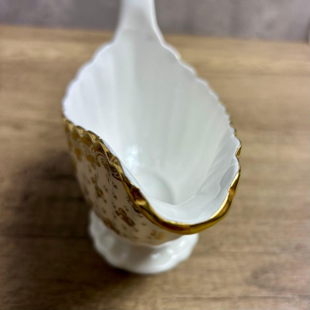 スポード Spode フルールドリス ソースボード プチオーバル　金彩