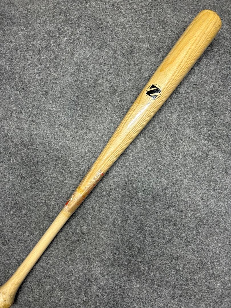 ZETT一般軟式用木製ヴィンテージバット　新品未使用品　昭和当時物　焼印ZETT