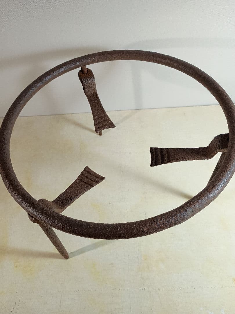 鉄製五徳 野営キャンプ 焚火用品