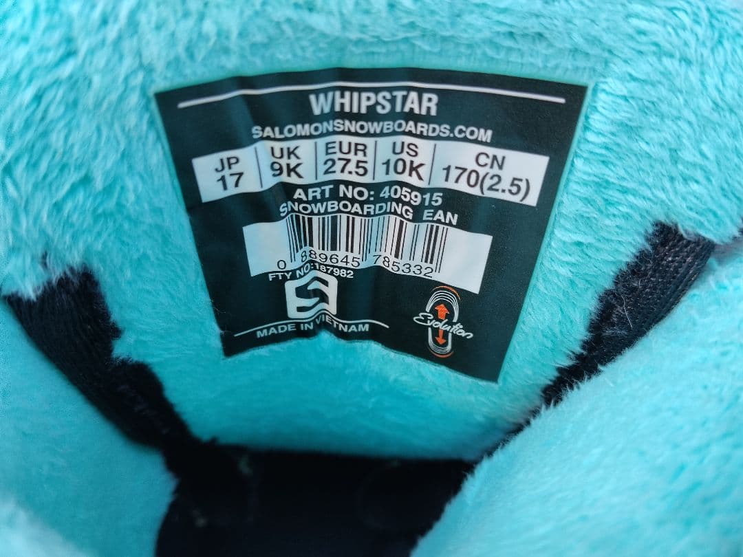 子供用 スノーボード 3点セット ARBN 80 ビン サロモンブーツ 17