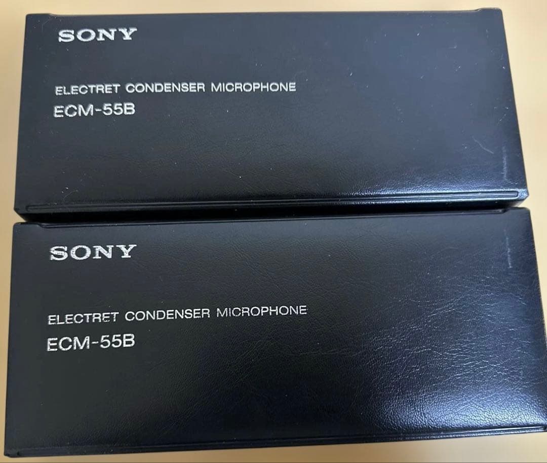 中古SONY エレクトレット・コンデンサーマイクロホンECM-55B　2個