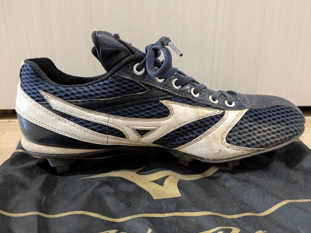 青森大学野球部　スパイク　Mizuno Pro ミズノプロ　P革付き　オーダー