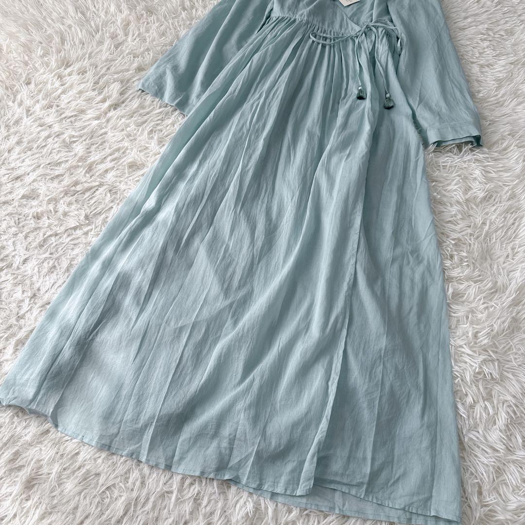 【新品】ne Quittez pas ヌキテパ カシュクールワンピース F