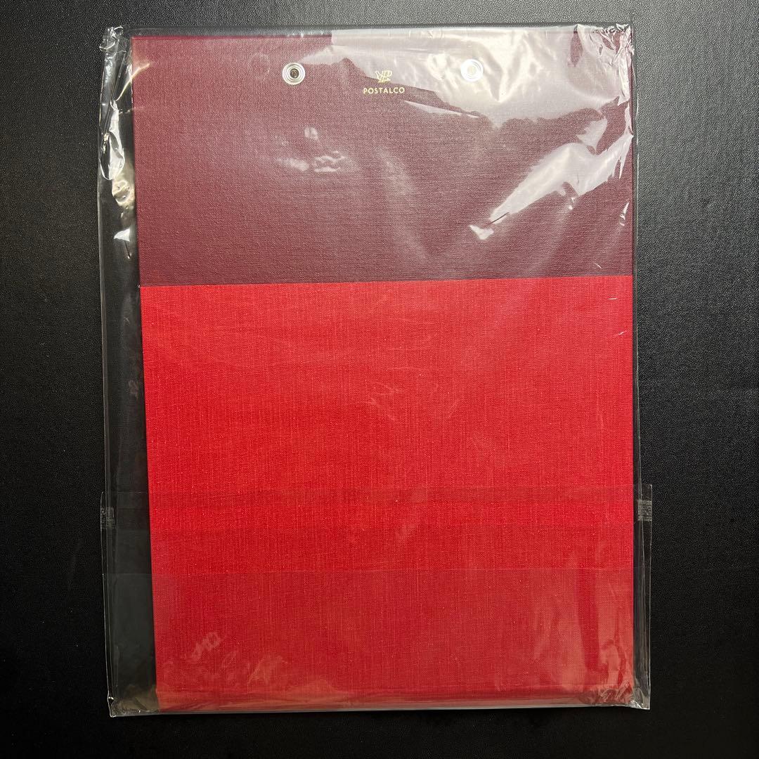 POSTALCO ポスタルコ スナップパッド A4 廃盤カラー ツートン レッド