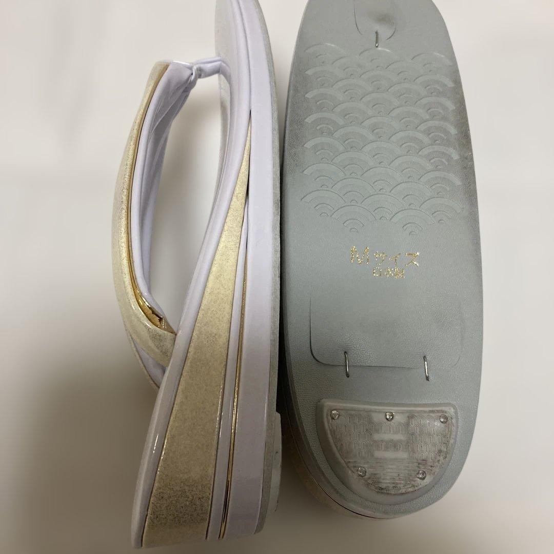 金帯地草履バッグセット 礼装 フリーサイズ 鳳凰柄　刺繍