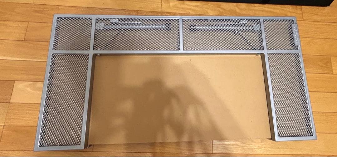 【最終価格】ロゴス 囲炉裏テーブル金属メッシュ 四角形