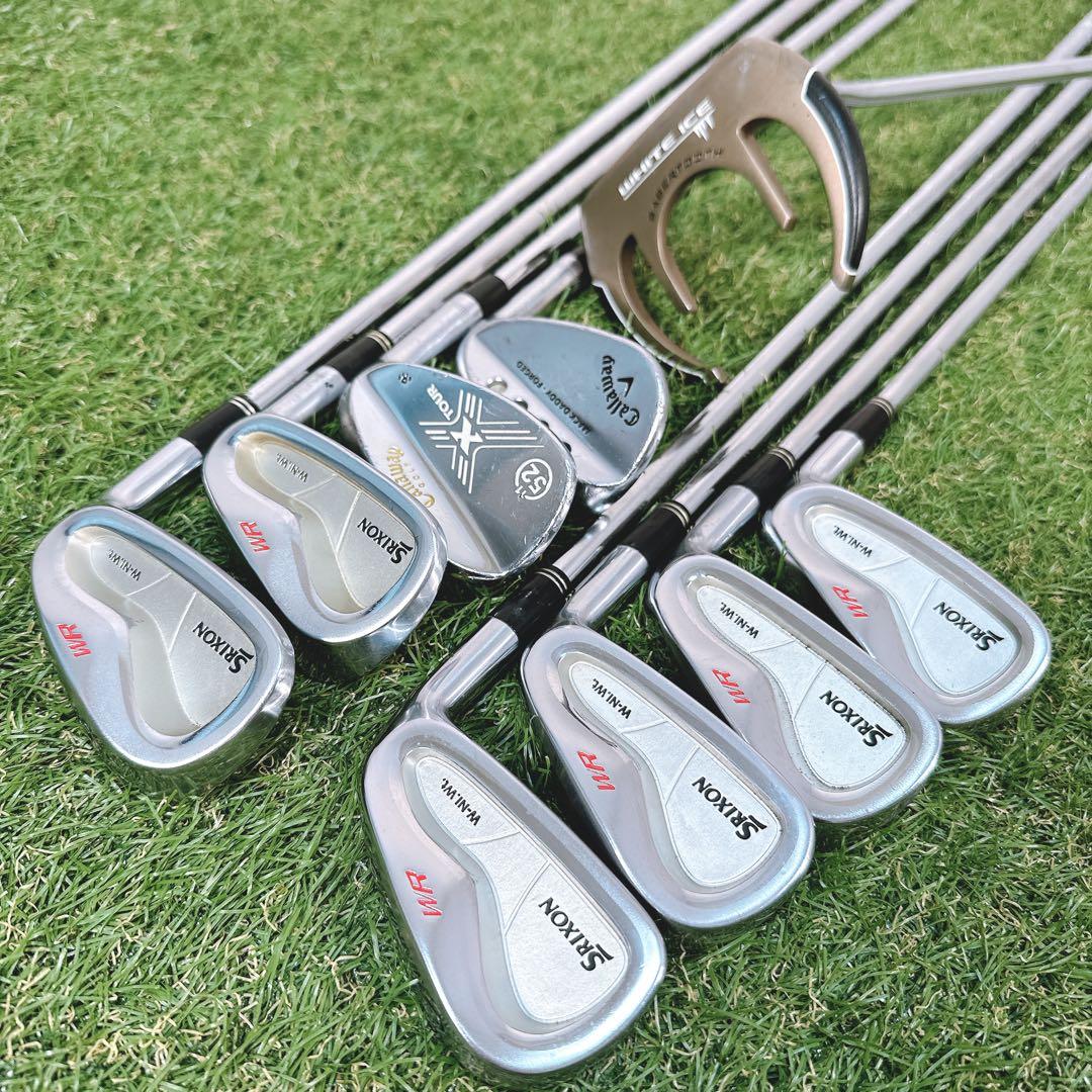 スリクソン メンズ ゴルフクラブセット Sフレックス キャロウェイ オデッセイ