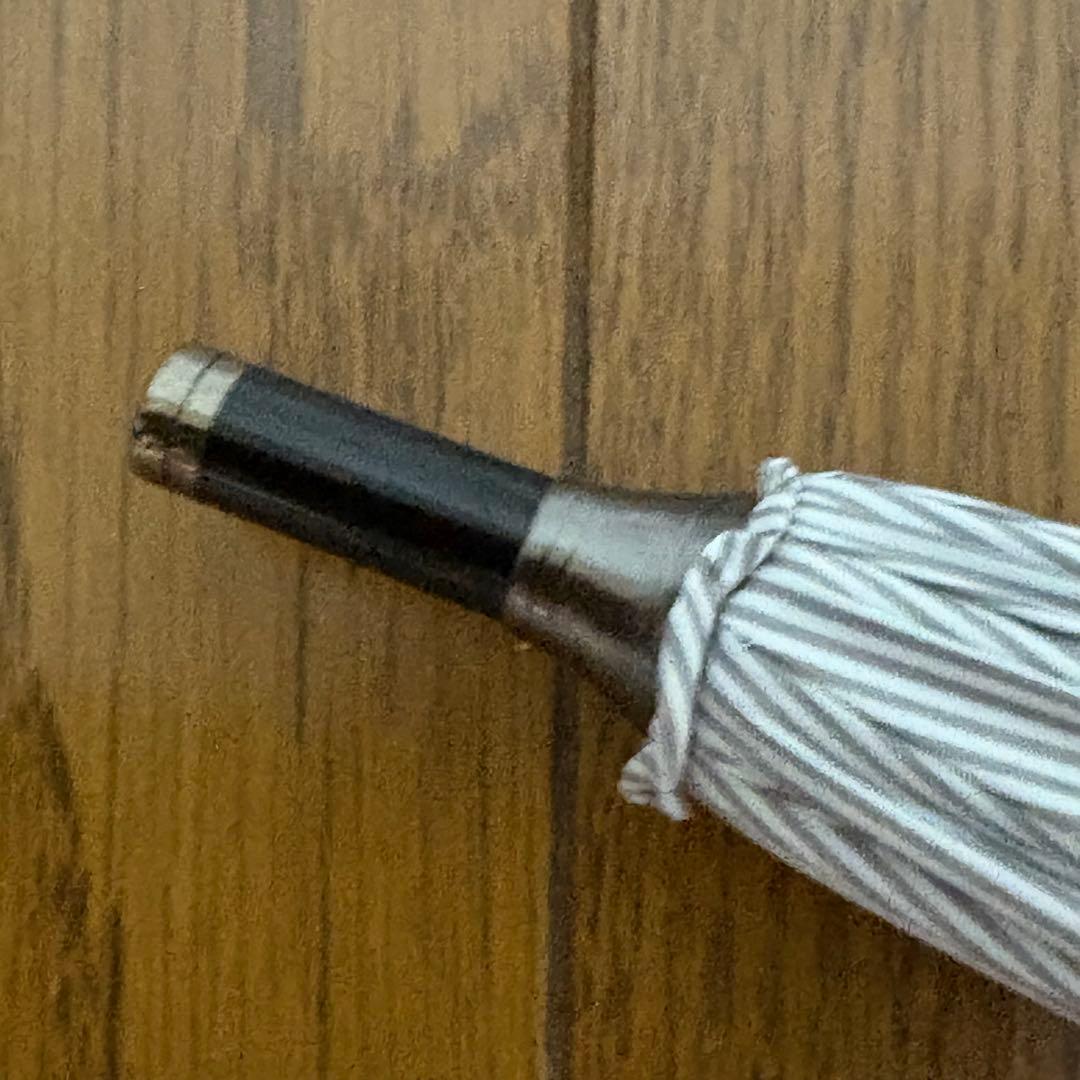 【未使用】ジルスチュアート　晴雨兼用傘　日傘　長傘　ストライプ　レース