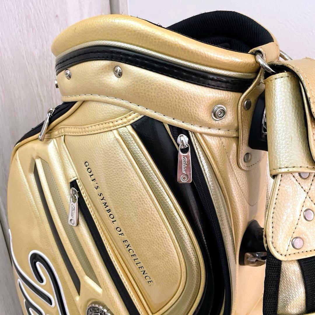 希少　正規品　良品　タイトリスト　メダリオン　3点式　キャディバッグ　ツアー