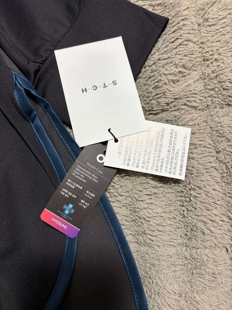 新品！ANTIQUA GOLF×STCH 異素材 トップス ユニセックス