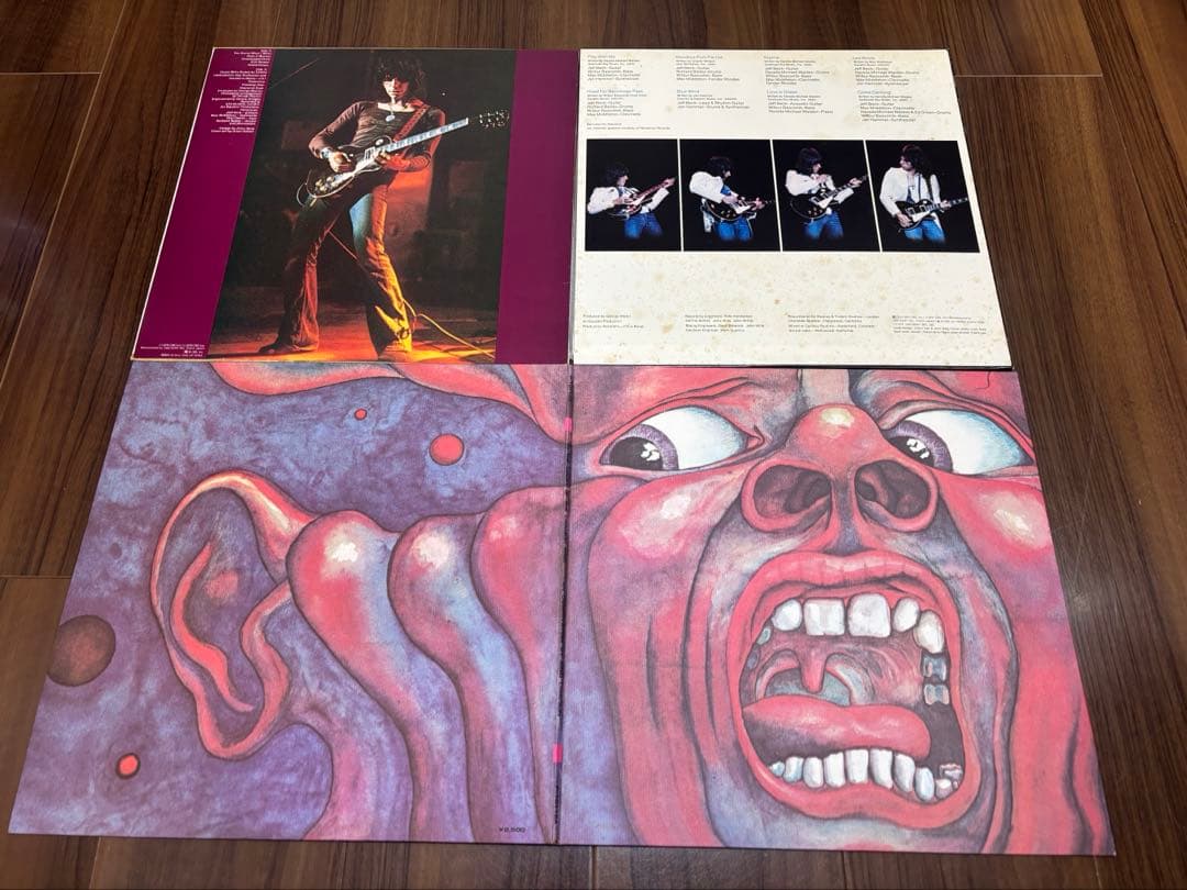 名盤レコード３枚セット Jeff Beck, King Crimson