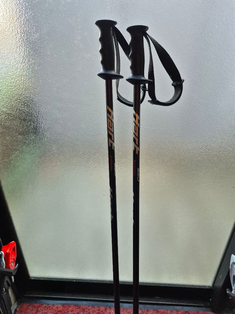 SALOMON RACE スキー板 ストックとセットストック長さ90cm