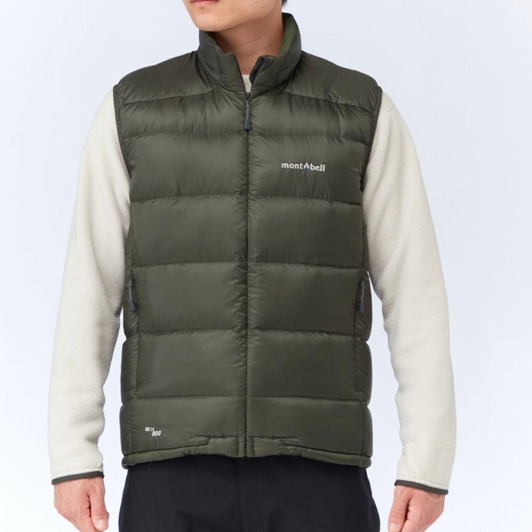 ほぼ未使用 モンベル ライトアルパインダウン ベスト Mサイズ 9356