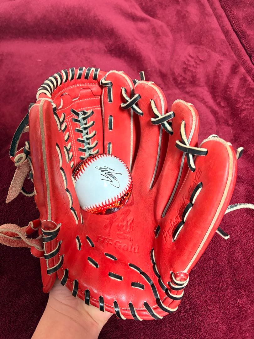 f*8様 ✨美品✨HI-GOLD グローブ 軟式用 内野手用 心極 オールポジシ