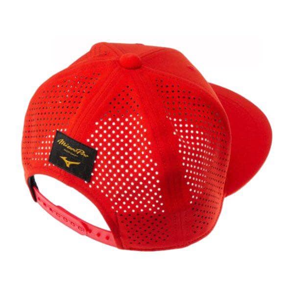 ミズノプロ キャップ チャイニーズレッド