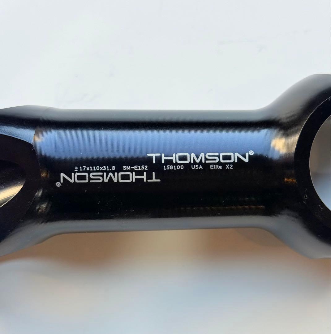 【超美品】THOMSON* X2 stem 110mm 17° (black)
