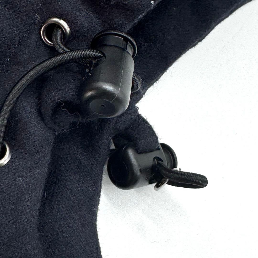 美品 西川ダウン　ナノユニバース コラボ 2wayフード付ダウンベスト ブラック