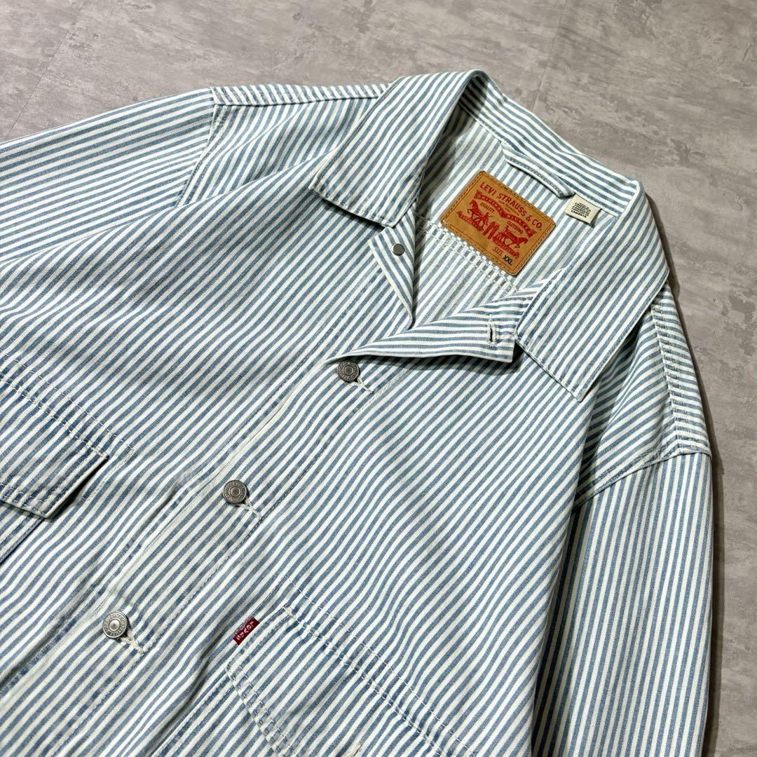 00s Levi's 2nd type ヒッコリー トラッカージャケット デニム