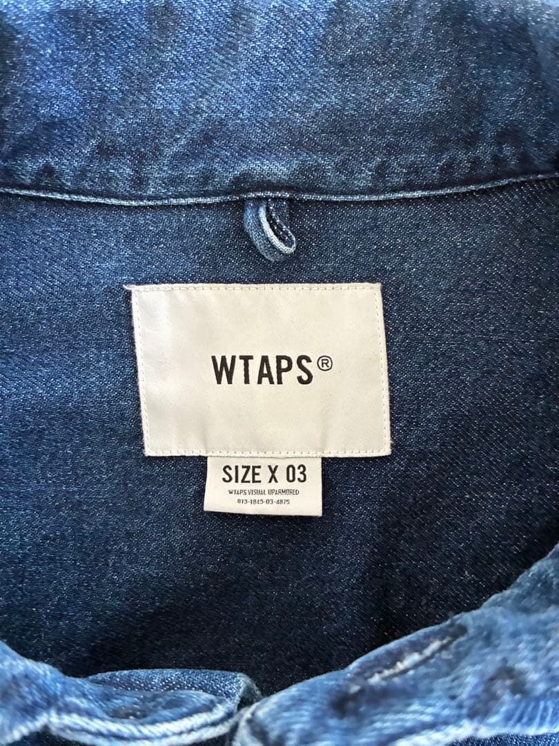 ジャケット・アウター WTAPS WCPO 01 LS DENIM 222WVDT-SHM01