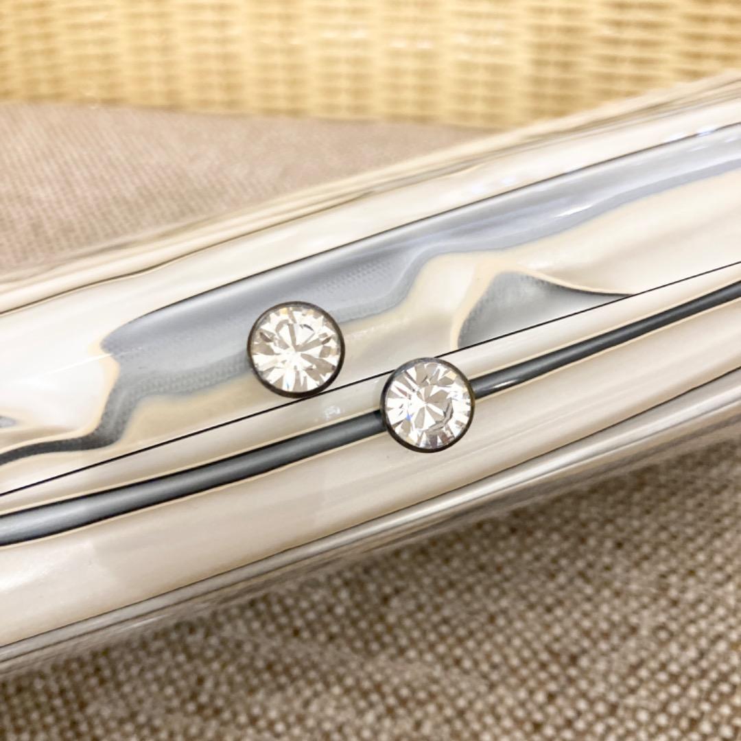 【美品】マーブル　クラッチバッグ　SVストラップ付き